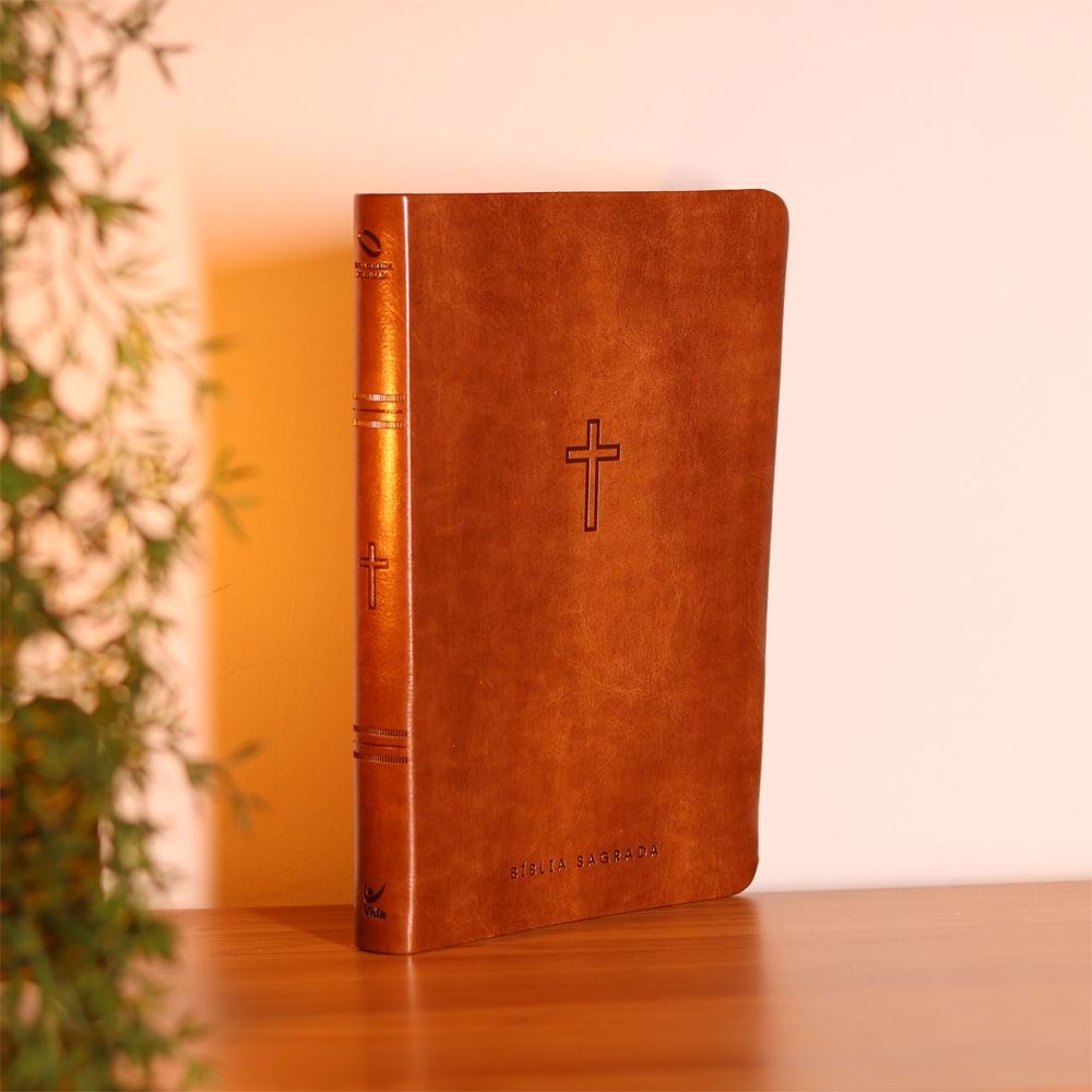 Bíblia Sagrada Slim | NAA | Marrom