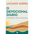 Livro "O Devocional Diário" de Luciano Subirá, capa com paisagem abstrata em tons de laranja e verde. — Plenitude