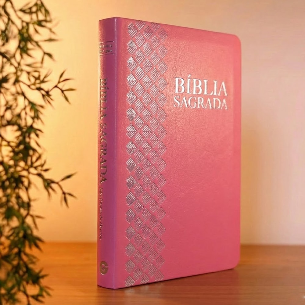 Bíblia Sagrada | ARC | Letra Normal | Capa Luxo Pink