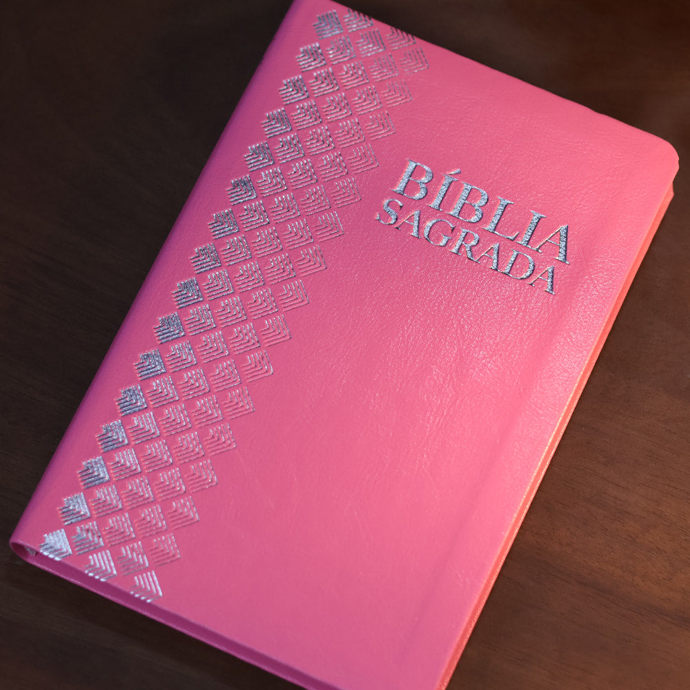 Bíblia Sagrada | ARC | Letra Normal | Capa Luxo Pink