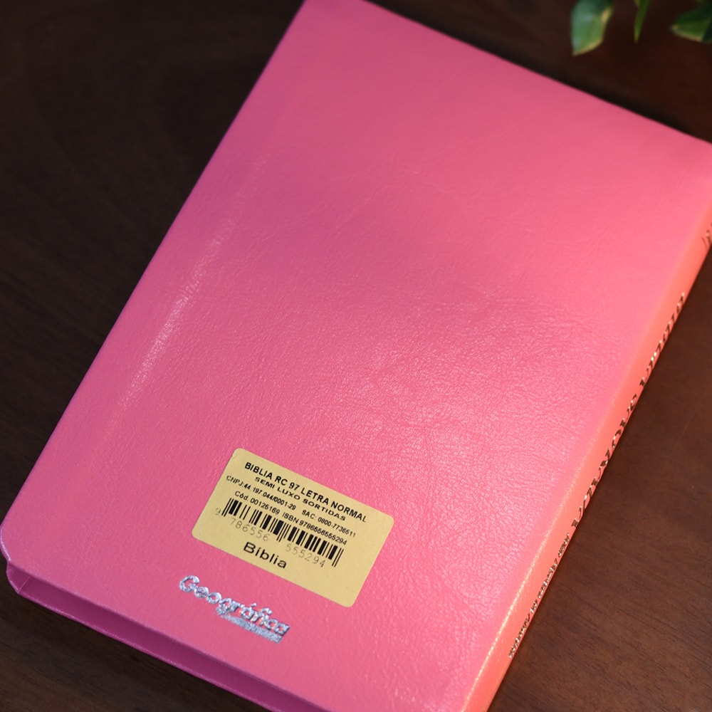 Bíblia Sagrada | ARC | Letra Normal | Capa Luxo Pink
