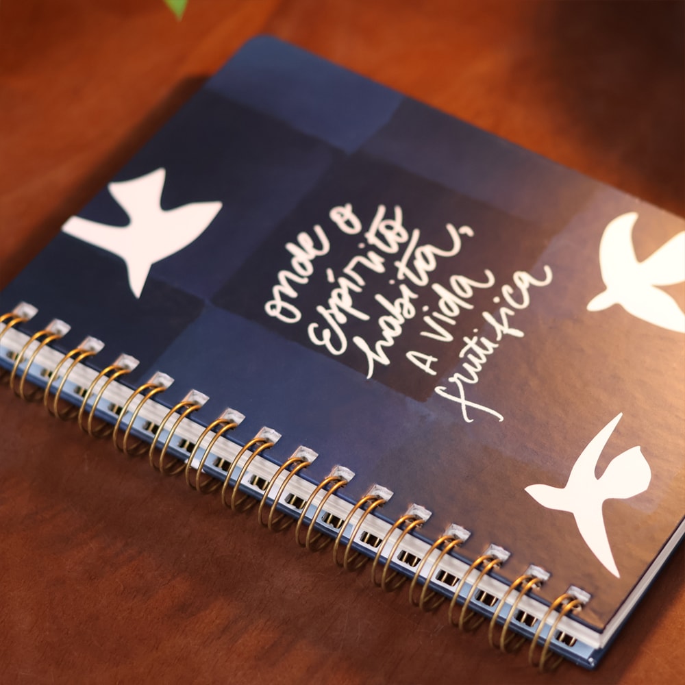 Caderno Espírito | Pássaros | Azul