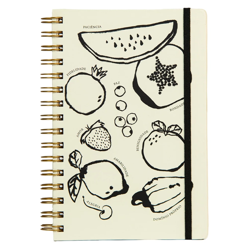 Caderno Fruto do Espírito | Frutos| Bege