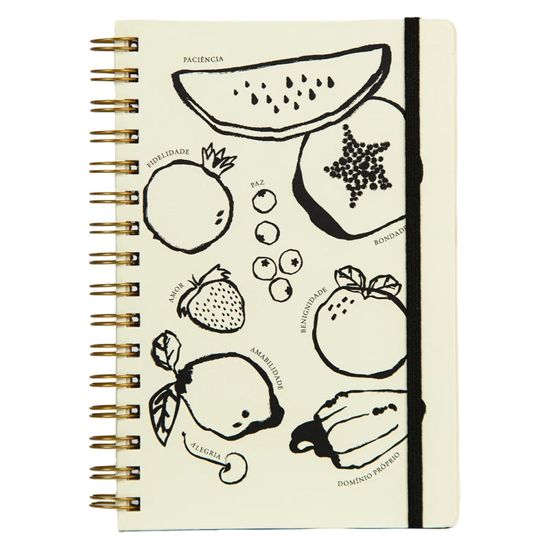 Caderno Fruto do Espírito | Frutos| Bege