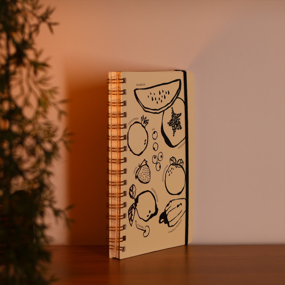 Caderno Fruto do Espírito | Frutos| Bege
