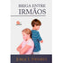 Livro Briga Entre Irmãos, capa branca com foto de duas crianças de costas. — Plenitude