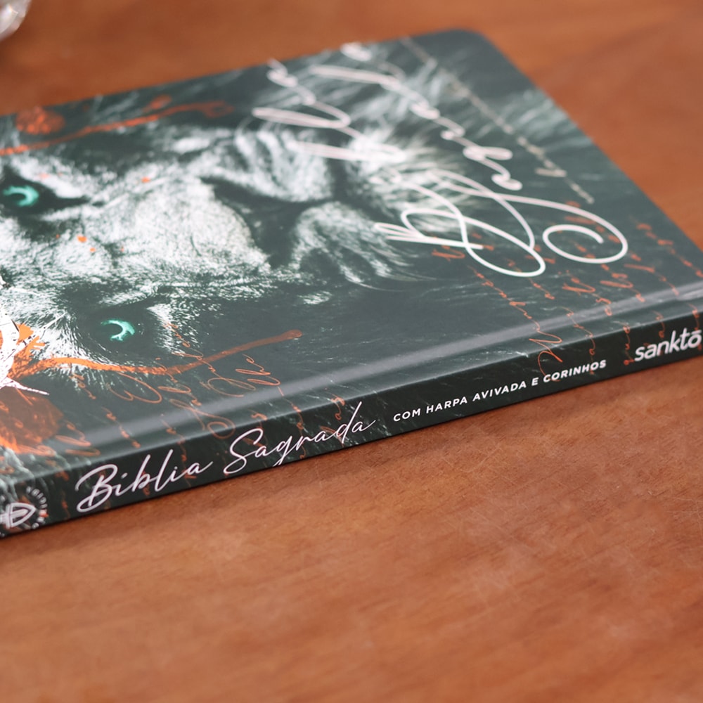 Bíblia Sagrada 860 | ARC | Letra Normal |  Leão Coroa de Espinhos