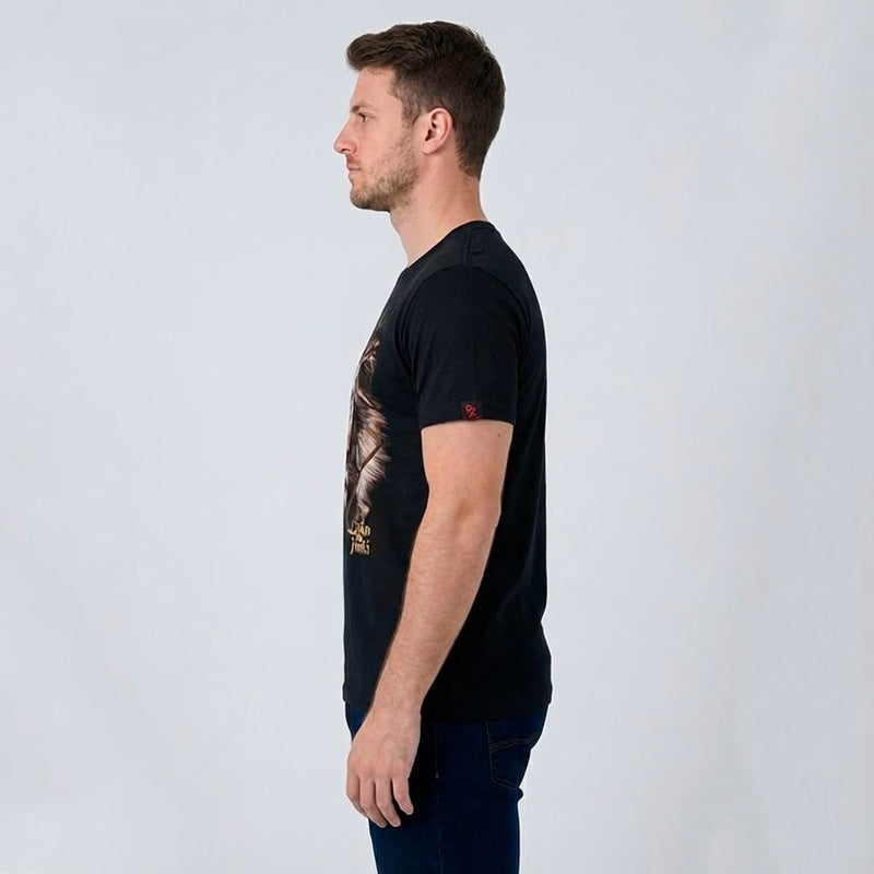 Camiseta Preta  | Leão de Judá