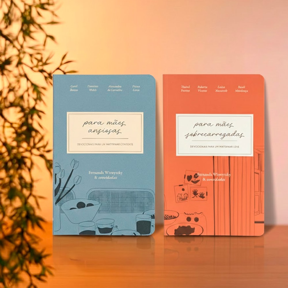 Kit Devocional Para Mães Ansiosas + Devocional Para Mães Sobrecarregadas | Fernanda Witwytzky