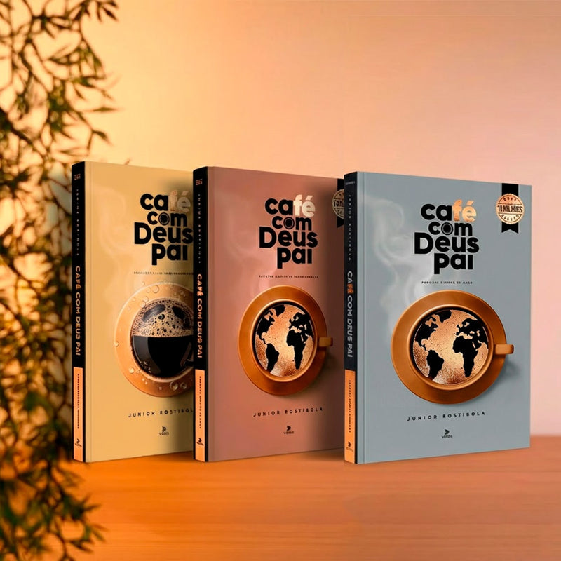 Kit Café Com Deus Pai Porções Diárias de Renovação, Transformação e Amor | Junior Rostirola