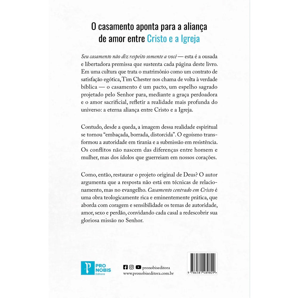 Casamento Centrado em Cristo | Tim Chester