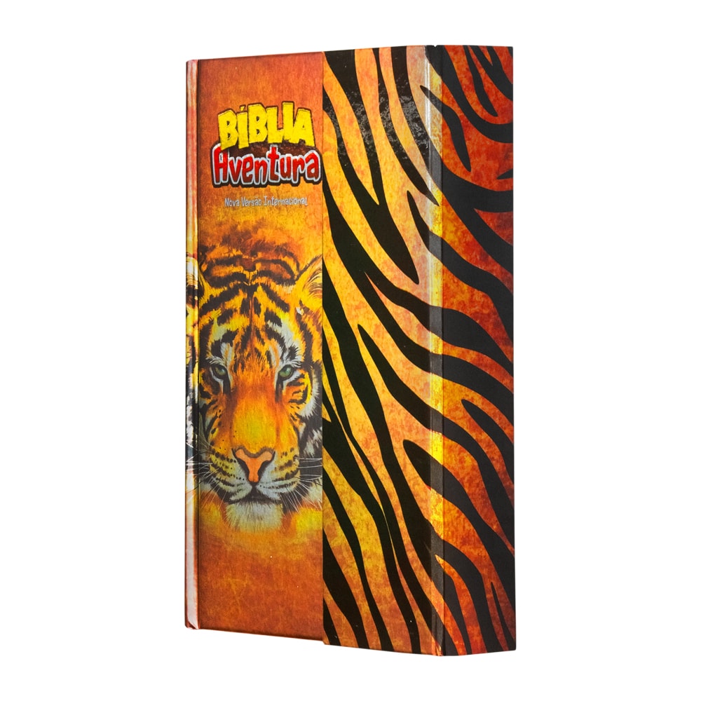 Bíblia Aventura Para Crianças | NVI | Leitura Perfeita | Capa Dura Tigre com Fechamento em Imã