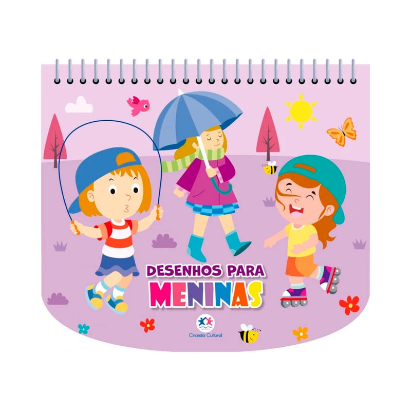 Livro de Colorir Com Canetinhas | Desenhos Para Meninas