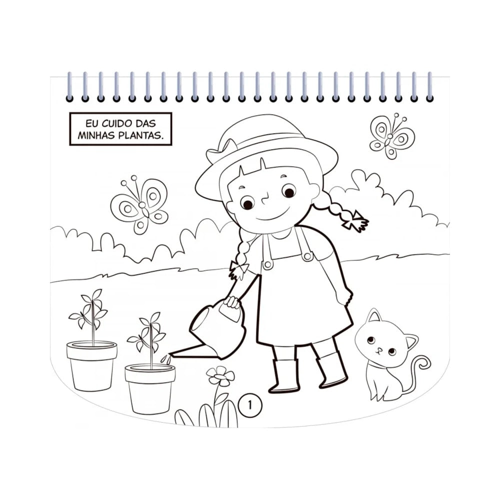 Livro de Colorir Com Canetinhas | Desenhos Para Meninas