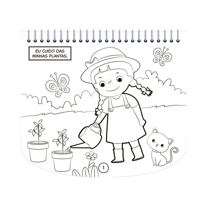 Livro de Colorir Com Canetinhas | Desenhos Para Meninas