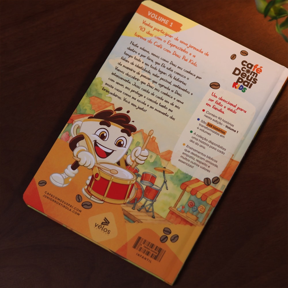 Café com Deus Pai Kids | Um Amor Que Nunca Acaba  | Júnior Rostirola | Vol. 1