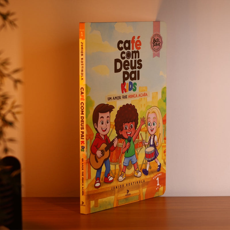 Café com Deus Pai Kids | Um Amor Que Nunca Acaba  | Júnior Rostirola | Vol. 1
