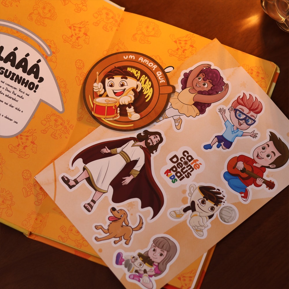 Café com Deus Pai Kids | Um Amor Que Nunca Acaba  | Júnior Rostirola | Vol. 1