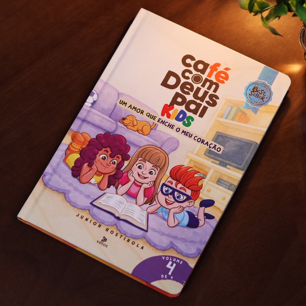 Café com Deus Pai Kids | Um Amor Que Enche Meu Coração  | Júnior Rostirola | Vol. 4