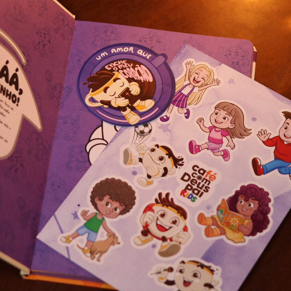Café com Deus Pai Kids | Um Amor Que Enche Meu Coração  | Júnior Rostirola | Vol. 4