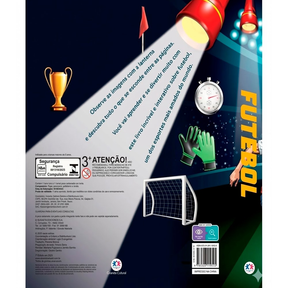 Livro Futebol | Com Lanterna