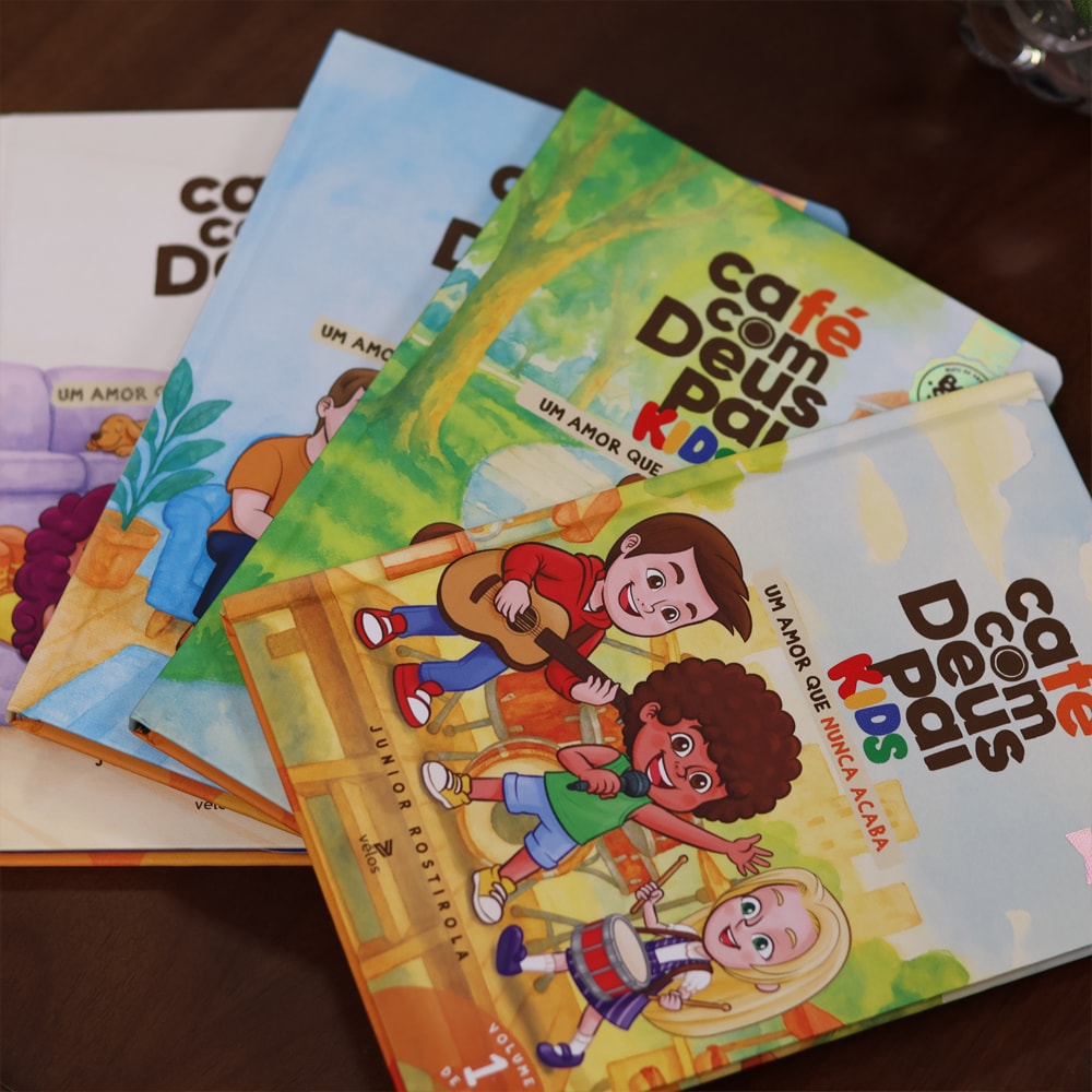 Kit Café Com Deus Pai Kids | Junior Rostirola