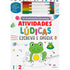 Atividades Lúdicas | Escreva e Apague, Ciranda Cultural, kit de atividades educativas com canetas coloridas e livro com sapo. — Plenitude