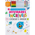 Atividades Incríveis | Escreva e Apague, Ciranda Cultural, kit de atividades educativas com canetas coloridas e livro com pássaro. — Plenitude
