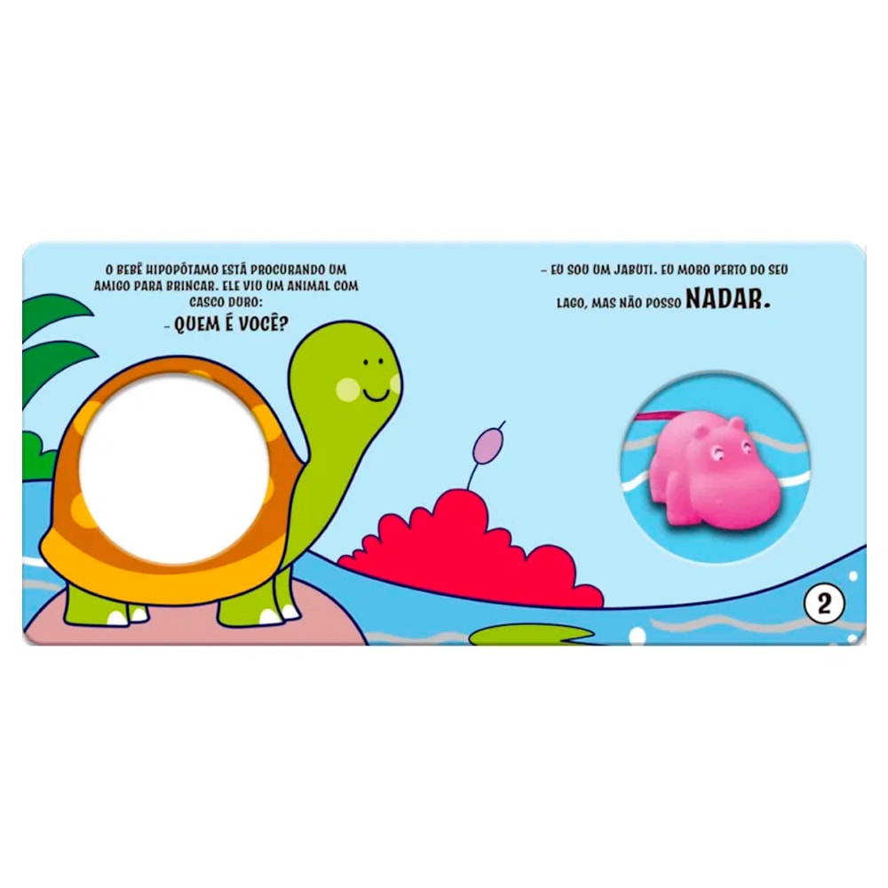 Diversão no Banho com o Hipopótamo