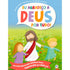 Eu Agradeço a Deus Por Tudo, Ciranda Cultural, livro infantil com Jesus e duas crianças em um campo verde. — Plenitude
