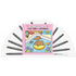 Livro para colorir "Cute Vibes And Capybaras" com canetinhas, capa rosa com capivaras na piscina. — Plenitude