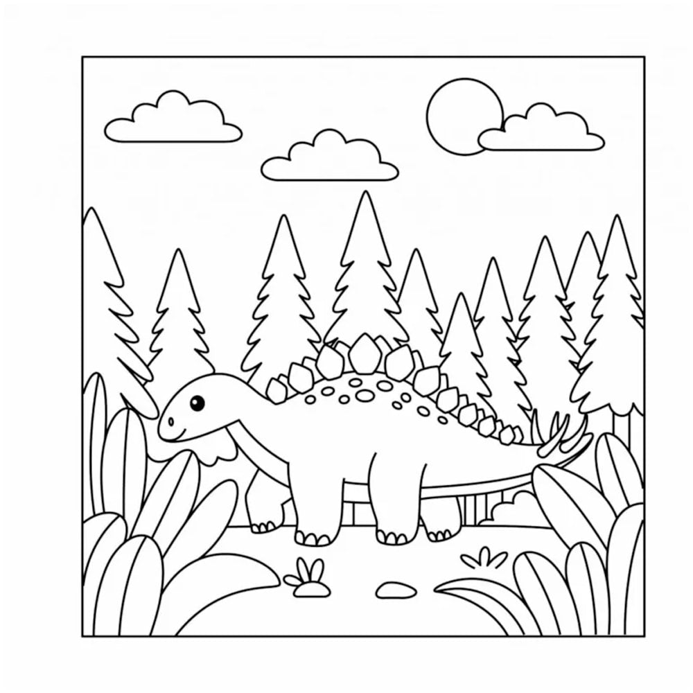 Livro Para Colorir Com Canetinhas | Dinos World