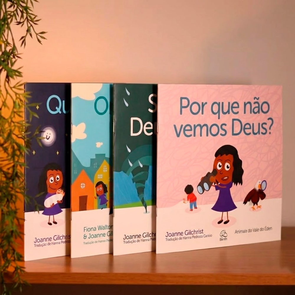 Kit Quem Criou Deus? + Porque Não Vemos Deus? + Será Que Deus é Forte? + Onde Deus Mora?