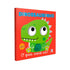 Livro Cartonado Dinossaurinho | O Que Você Vê?, Ciranda Cultural, livro infantil vermelho com dinossauro verde. — Plenitude