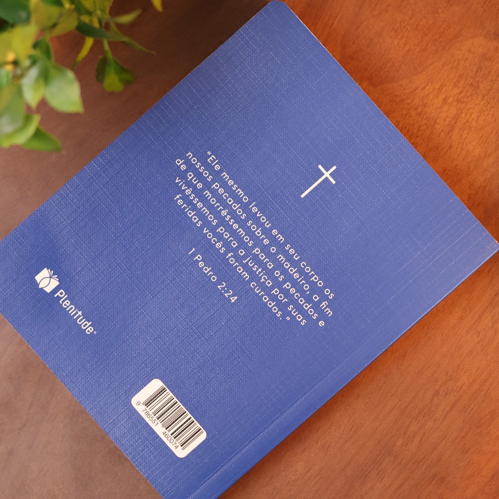 Bíblia Sagrada | NVI | Capa Brochura Cruz Azul