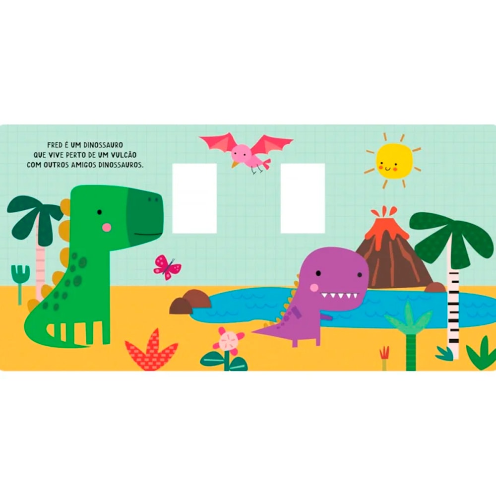 Livro Cartonado Fred o Dinossauro | Abraçadinho
