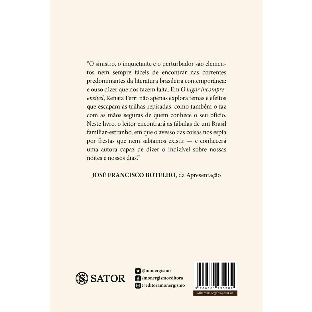 O Lugar Incompreensível | Renata Ferri