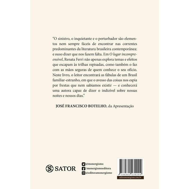 O Lugar Incompreensível | Renata Ferri