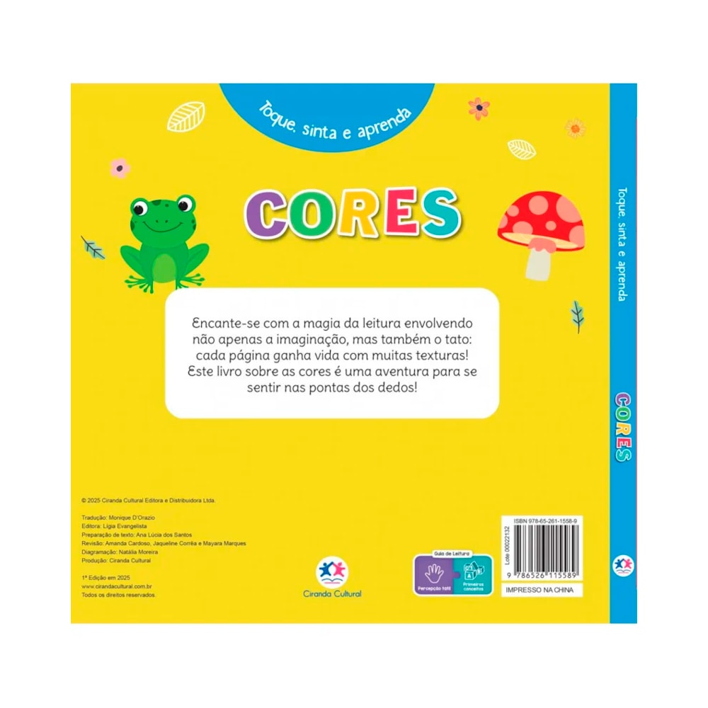 Cores | Toque, Sinta e Aprenda