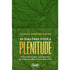 Livro 40 Dias Para Viver a Plenitude, minilivro, capa verde com folhas e título dourado. — Plenitude