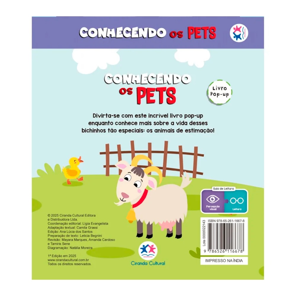 Conhecendo Os Pets | Pop - Up