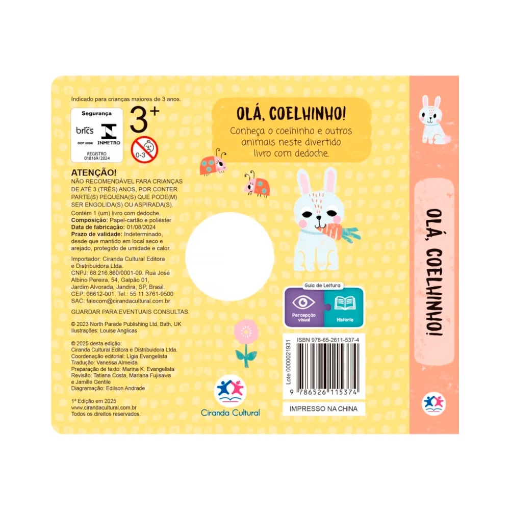 Olá Coelhinho | Dedoche