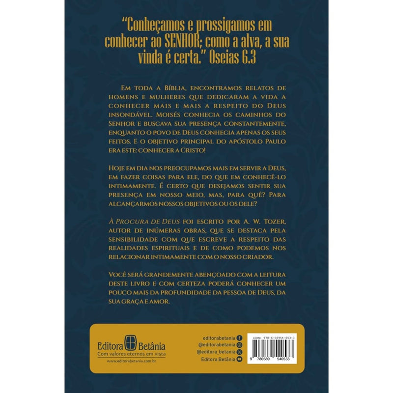 À Procura de Deus | A. W. Tozer