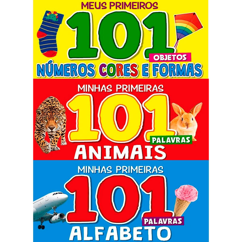 Coleção Minhas Primeiras 101 Palavras | Box com 3 Livrinhos