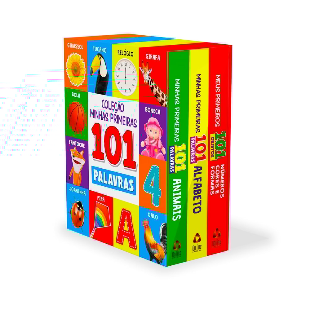 Coleção Minhas Primeiras 101 Palavras | Box com 3 Livrinhos
