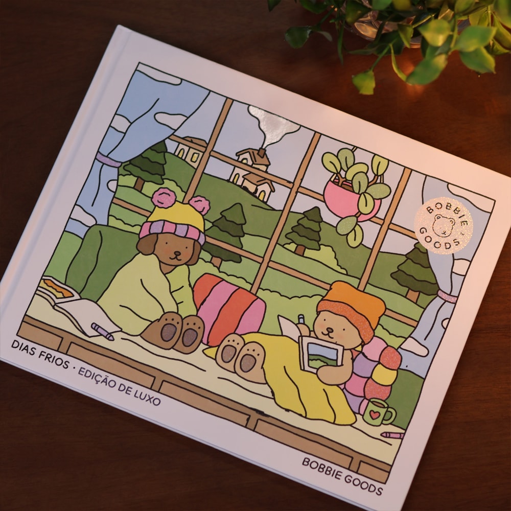 Bobbie Goods | Livro de Colorir | Dias Frios | Capa Dura