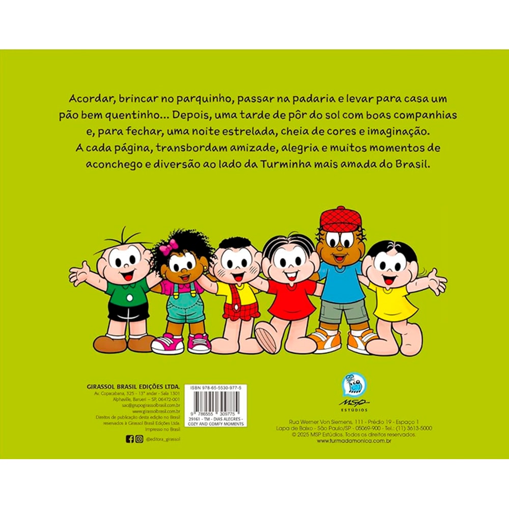 Livro de Colorir | Turma da Mônica | Dias Alegres