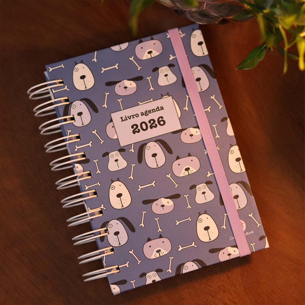 Livro Agenda 2026 | Cachorrinhos