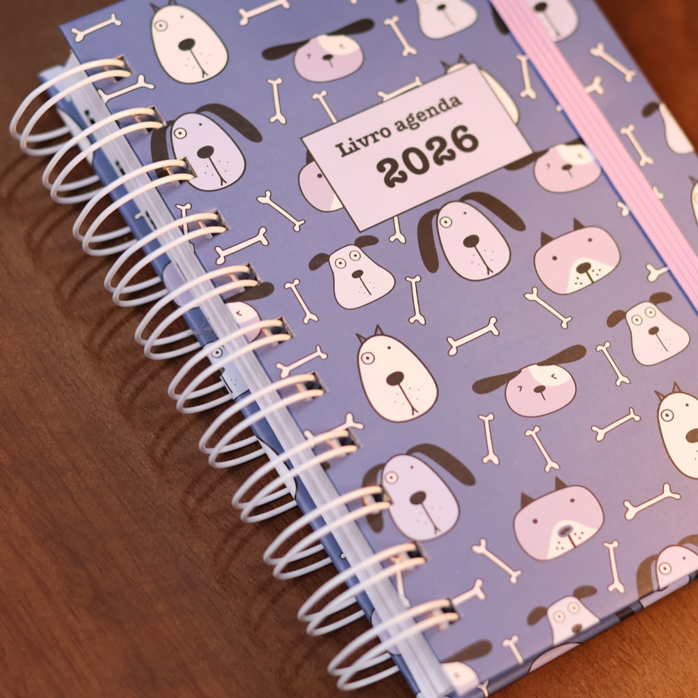 Livro Agenda 2026 | Cachorrinhos