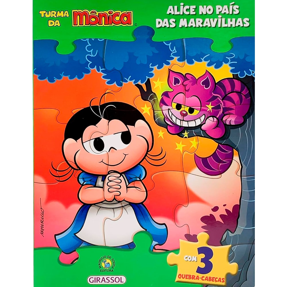 Turma da Mônica | Alice no País das Maravilhas | Quebra - Cabeças